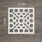 Ekena Millwork Large Harlingen Decorative Fretwork Wall Panels in Architectural PVC, 23 3/8"W x 23 3/8"H x 3/8"T WALP24X24GLN - alternate 3